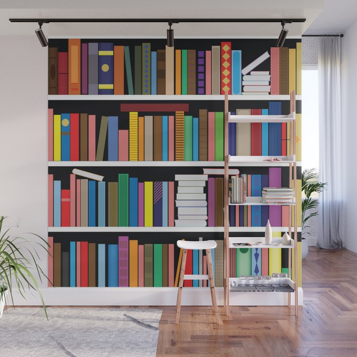 Book pattern Wall Mural