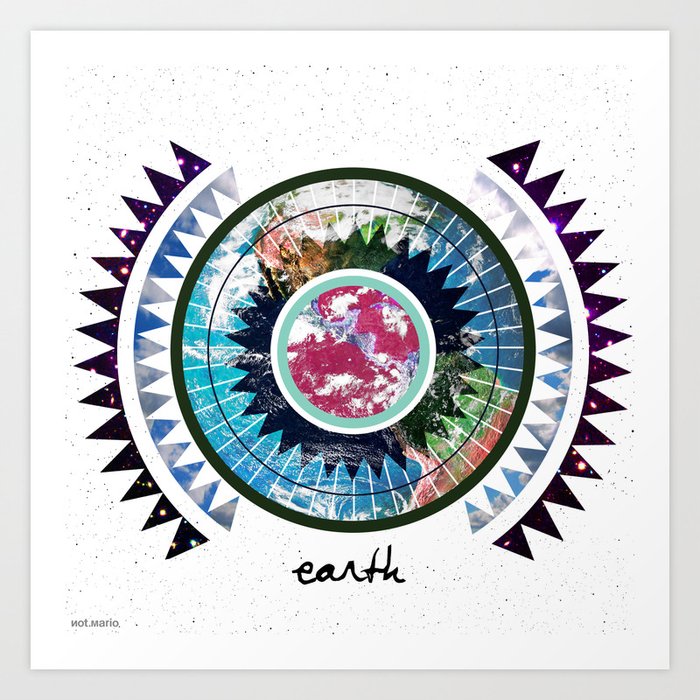 earth Art Print