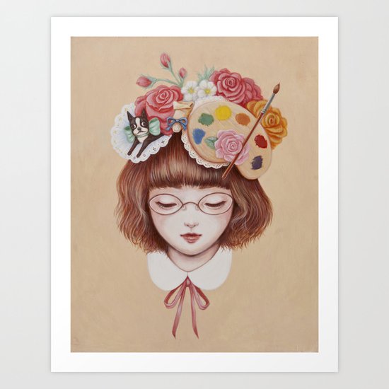 self-portrait Art Print