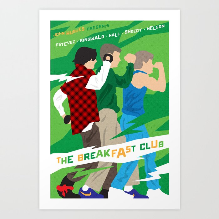 The Breakfast Club Movie Poster Print Wall Art 