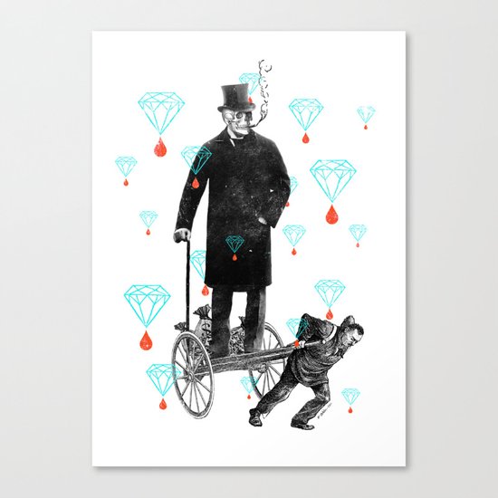 Lutte des Classes Canvas Print