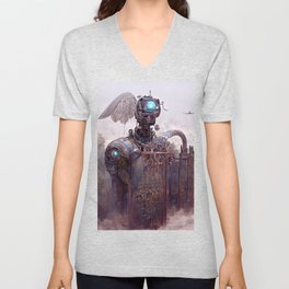 Guardians of heaven – The Robot 2 V Neck T Shirt