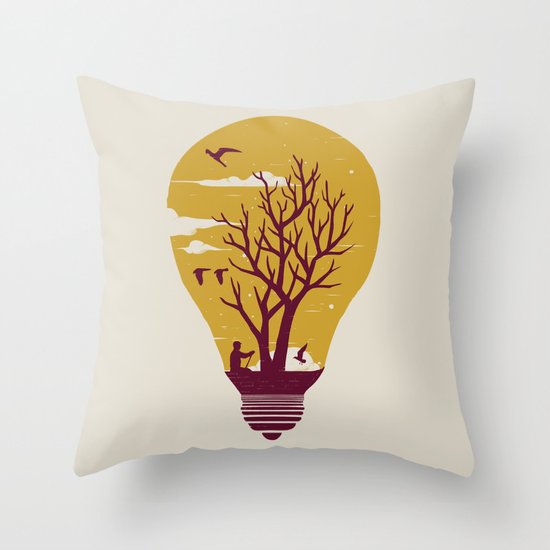 Unwind Throw Pillow