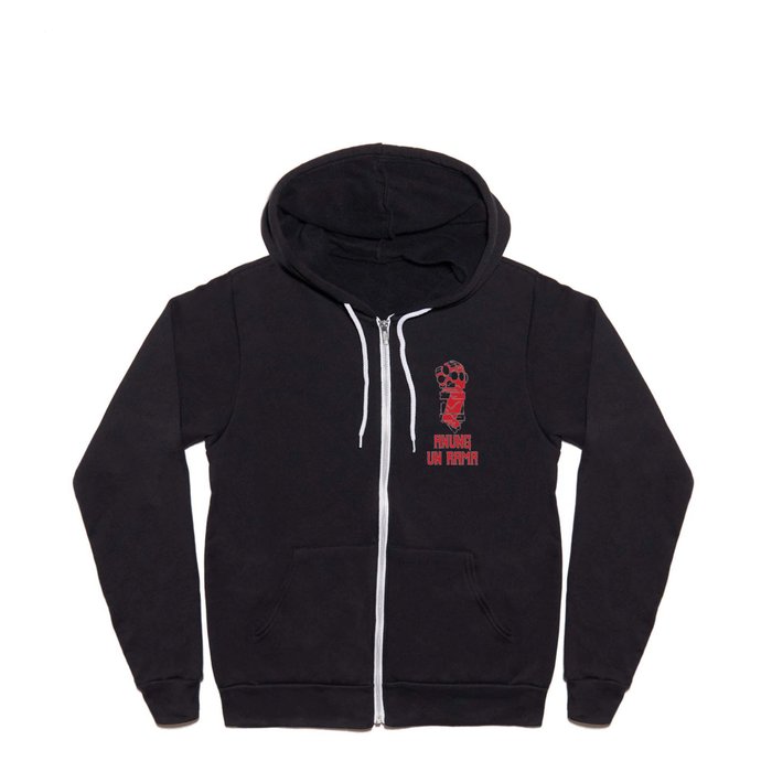 Anung Un Rama Design Full Zip Hoodie