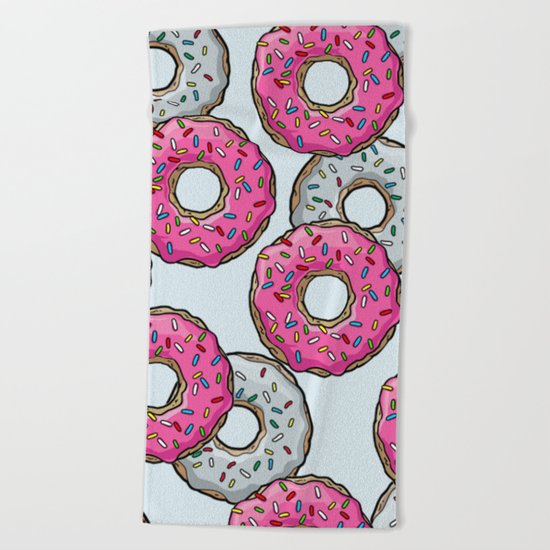 Donuts Beach Towel