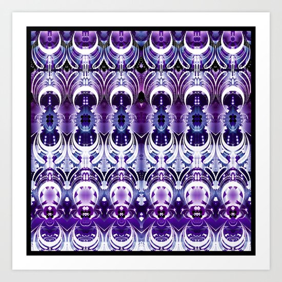 Ethnic Purple Majesty Art Print