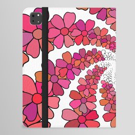 PINK Flower Kaleidoscope iPad Folio Case