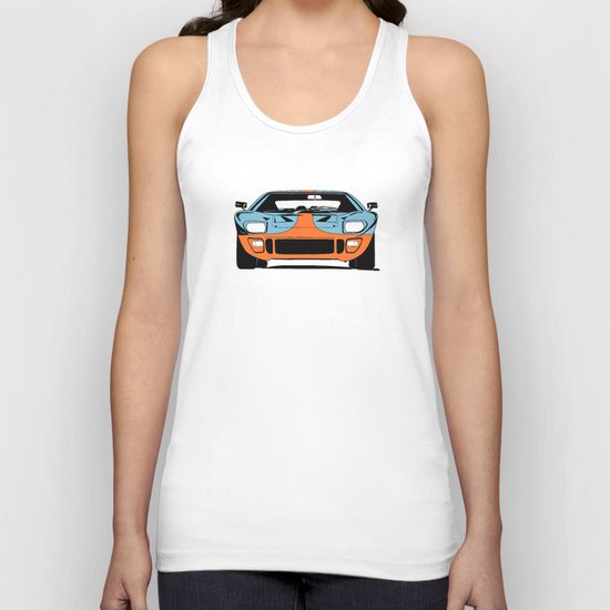 GT40 - Gulf Livery Unisex Tank Top