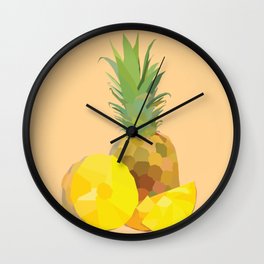 Geo Pineapple Wall Clock