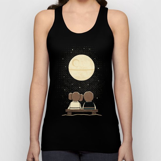 Moon Gazing Unisex Tank Top