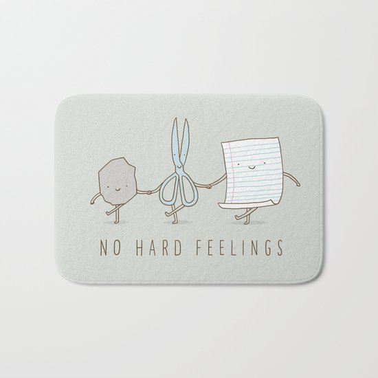No Hard Feelings Bath Mat