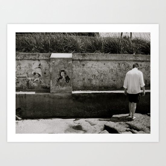 Worn Art Print