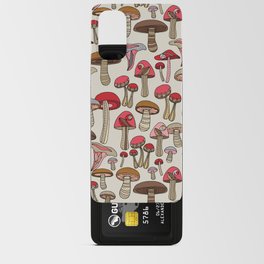 Doodles Mushrooms Android Card Case