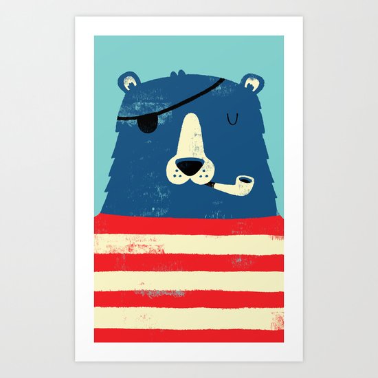 One Eyed Pete Art Print