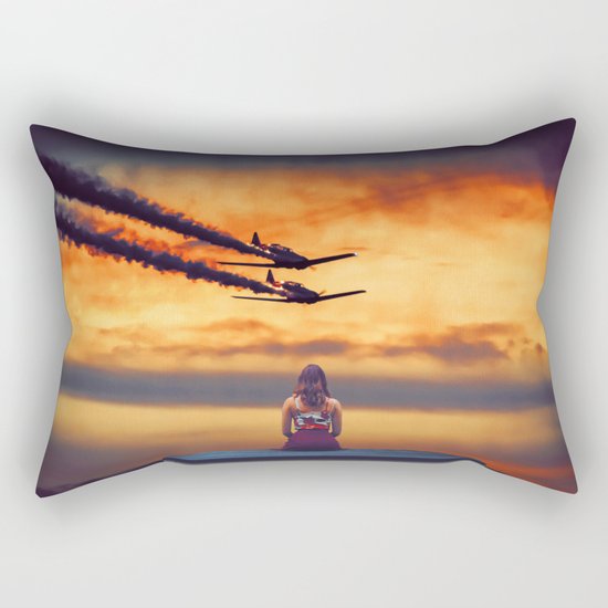 Never Forget Rectangular Pillow