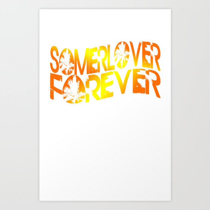 Somerlover Yellow Orange 2 Art Print