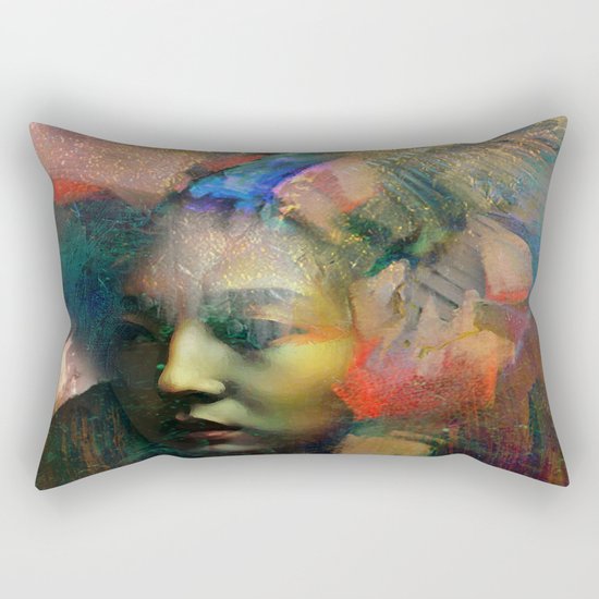 Furtive memory Rectangular Pillow