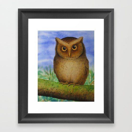 Owl Framed Art Print