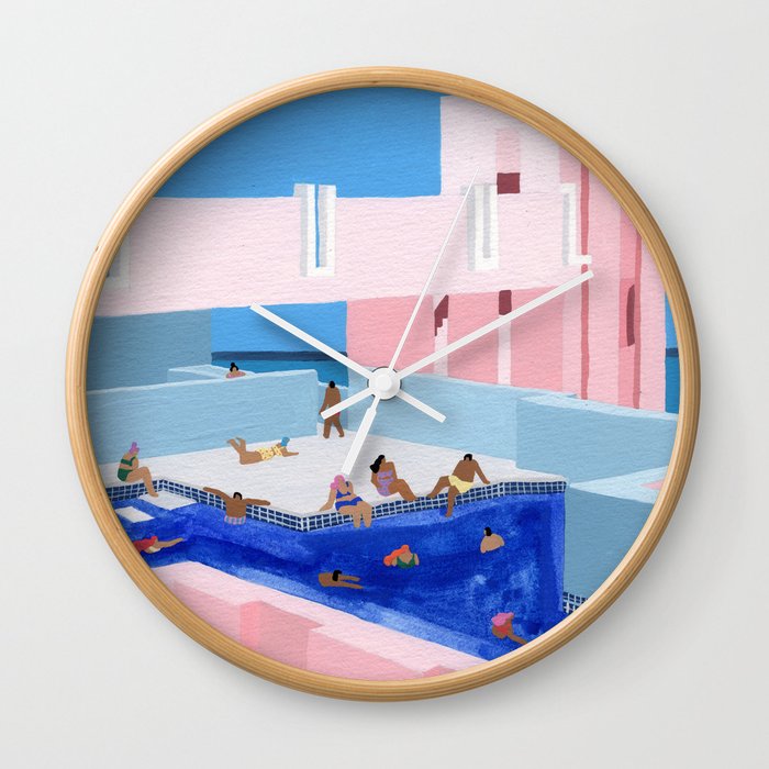 Spain Pool Wall Clock