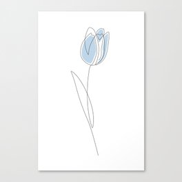 Blue Tulip Canvas Print
