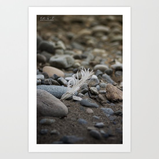 ... walk on the beach ... Art Print