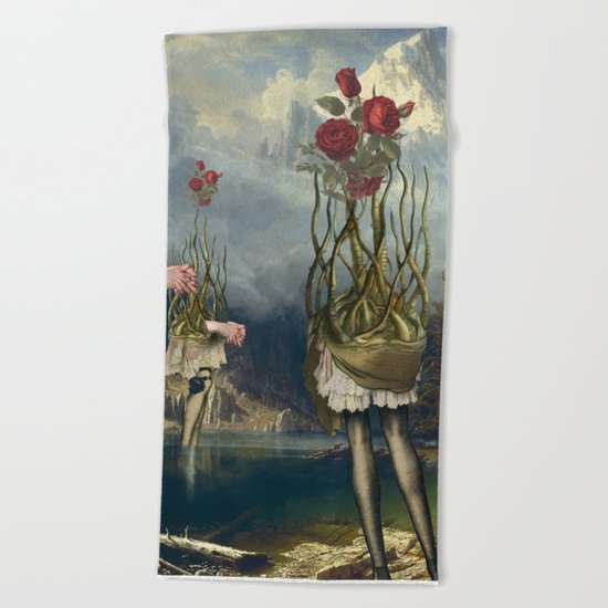A SECRET PLACE Beach Towel