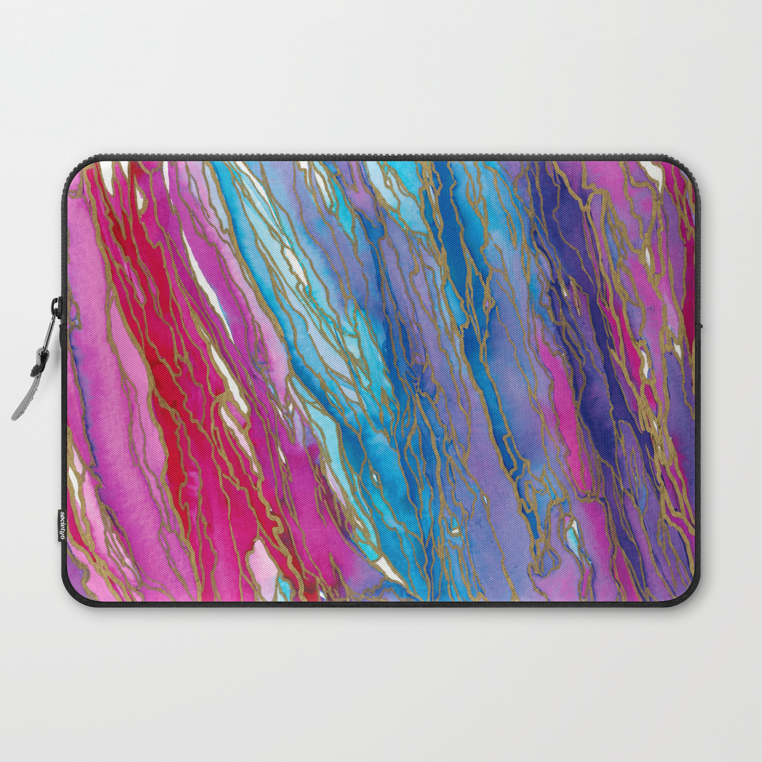 Agate Magic Pinkaqua Red Lavender Marble Geode Natural Stone