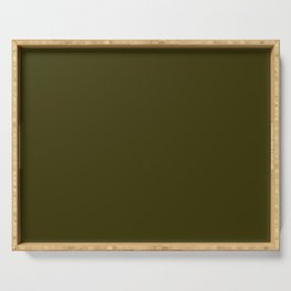 Sorrowful Swamp Green Serving Tray