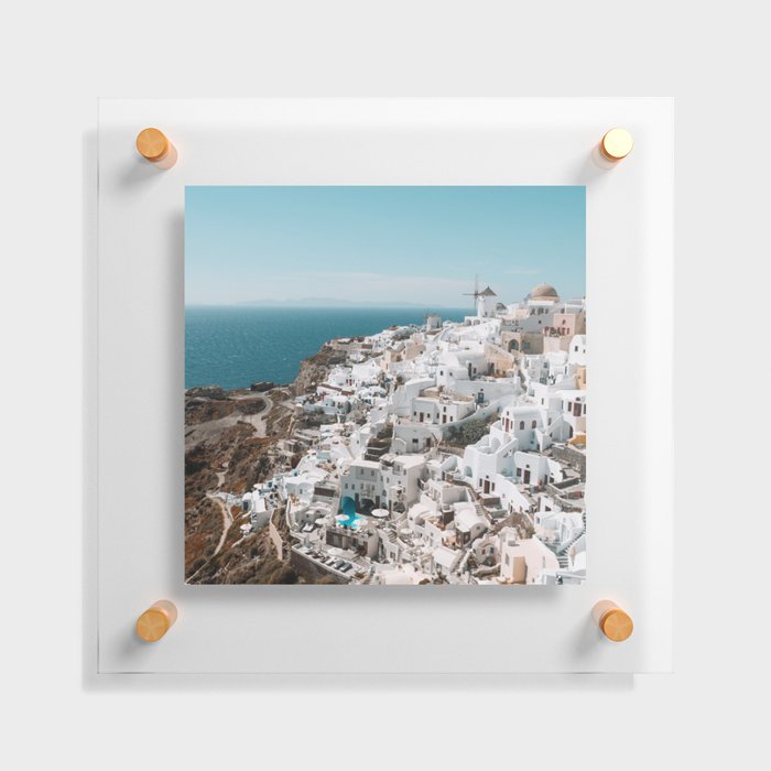 Santorini Island, Greece | Cyclades Islands | Mediterranean Sea | Greek Islands Photography 11 Floating Acrylic Print