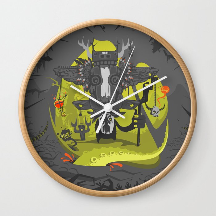 little one against the forces of evil Wall Clock
