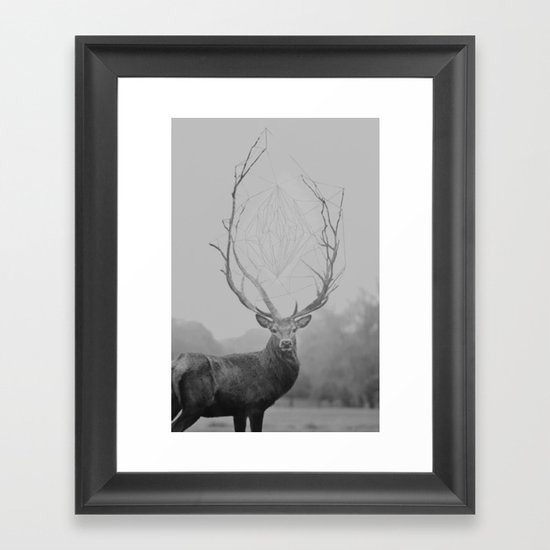 The Deer Framed Art Print