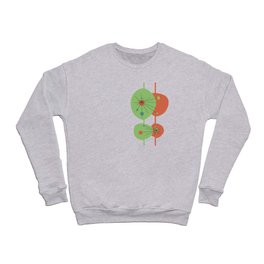 Mid Century Modern Organic Abstract Pattern Crewneck Sweatshirt