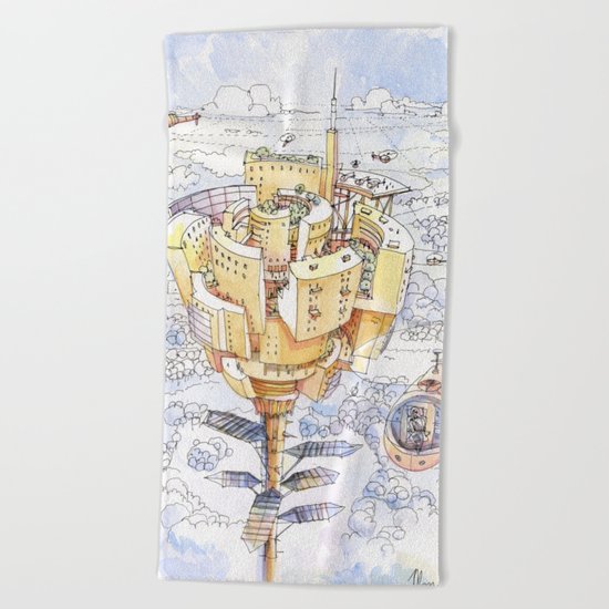 The Flower City Beach Towel