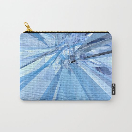 Blue Crystals Carry-All Pouch
