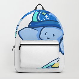 Turtle cloud star moon sky kid gift Backpack