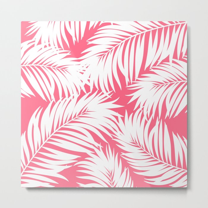 Palm Tree Fronds c'est parfait Hawaii Tropical Décor Metal Print