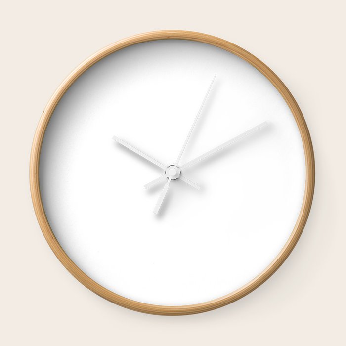 Plan For The Day Wall Clock