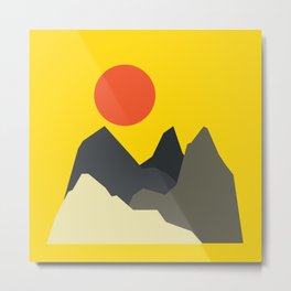 Bright Moon Metal Print | Mountains, Daniellecanonico, Appelduvide, Digital, Summermoon, Abstract, Rvaartist, Graphicdesign, Fullmoon 