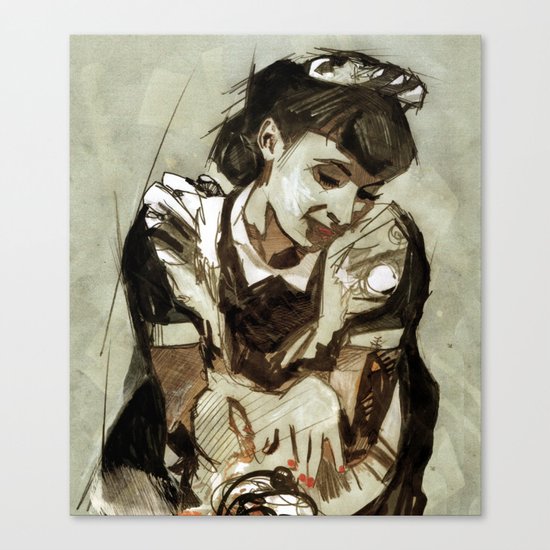 Tarjoilija Canvas Print