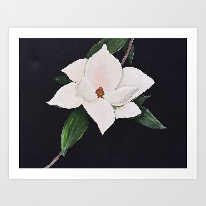 Georgia Magnolia Art Print