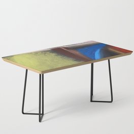 Beautiful modern abstract pastel painting Coffee Table