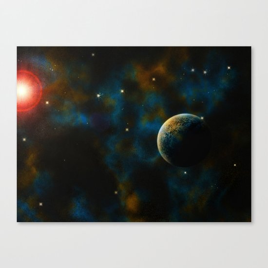 Deus Nebula Canvas Print