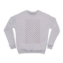 Dotted (Maroon & White Pattern) Crewneck Sweatshirt