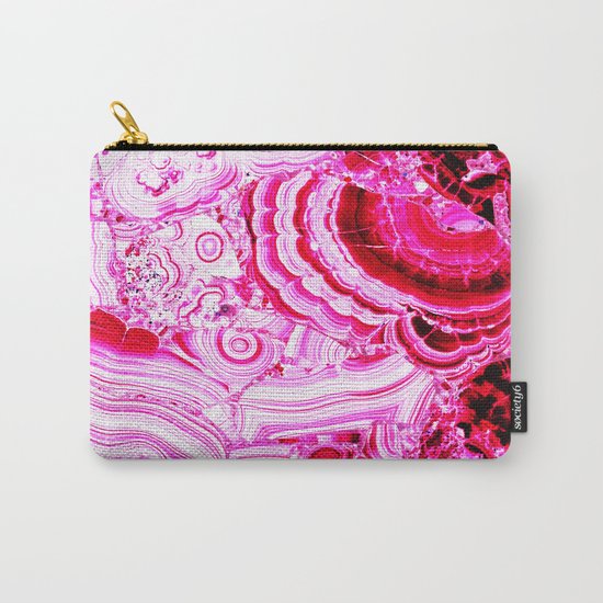 Malachite Pink Carry-All Pouch