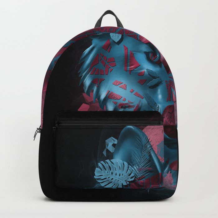 Wolf Art Decor Black Backpack By Bekimart Society6