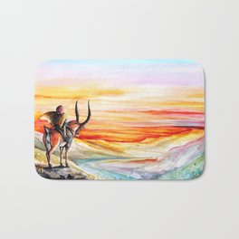 "Sunset" Bath Mat