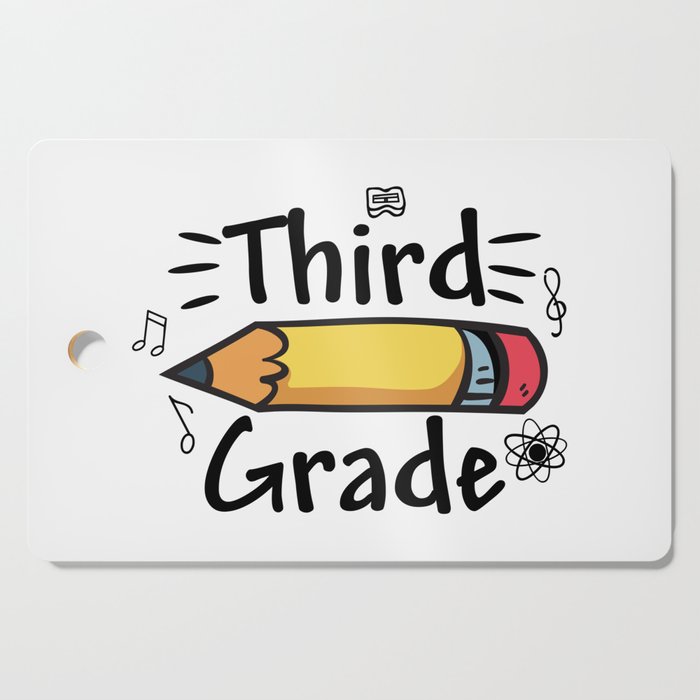 Third Grade Pencil Cutting Board