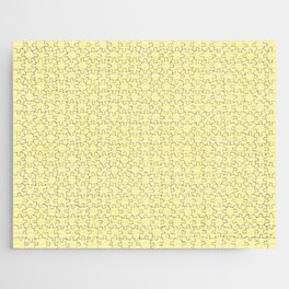 Japanese Seigaiha Wave - Yellow - Watercolour Wash Jigsaw Puzzle