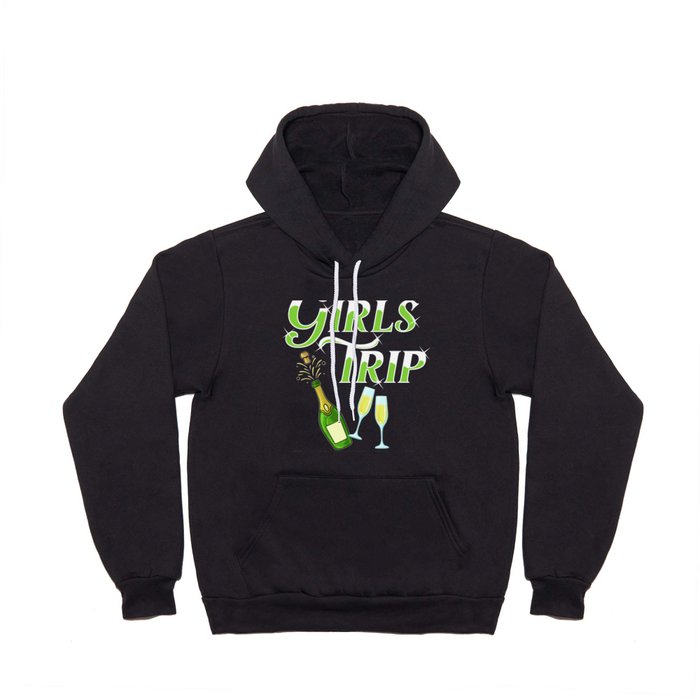 Girls Trip Weekend Las Vegas Wine Glasses Hoody