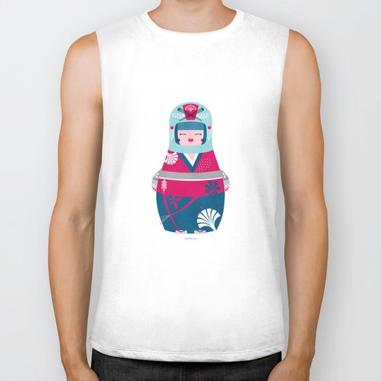 Geisha Biker Tank